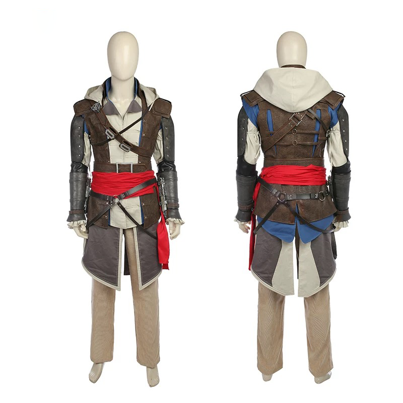 Realhiddenblade Black Flag Assassin Cosplay Costume | Full Costume Set