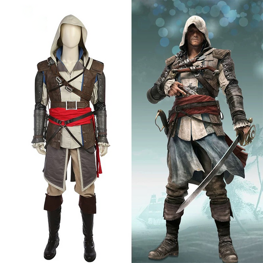 Realhiddenblade Black Flag Assassin Cosplay Costume | Full Costume Set