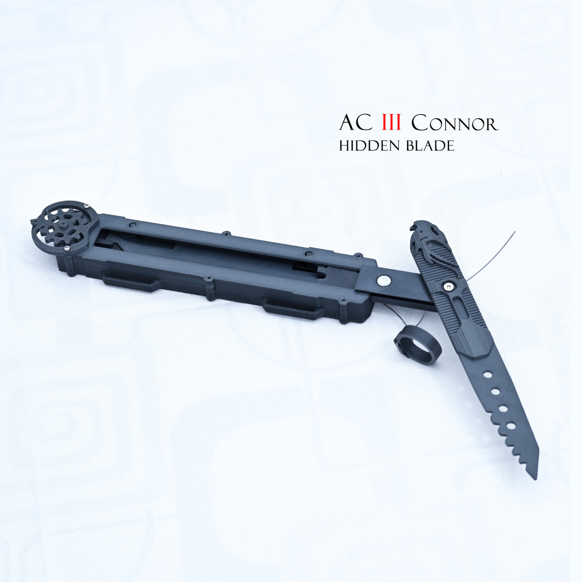 Realhiddenblade Connor Hidden Blade - AC III 3D Printed Prop - cosplay prop