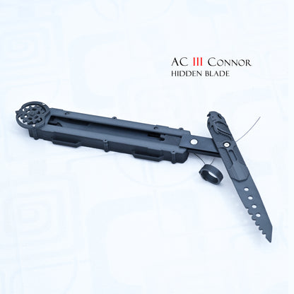 Realhiddenblade Connor Hidden Blade - AC III 3D Printed Prop - cosplay prop