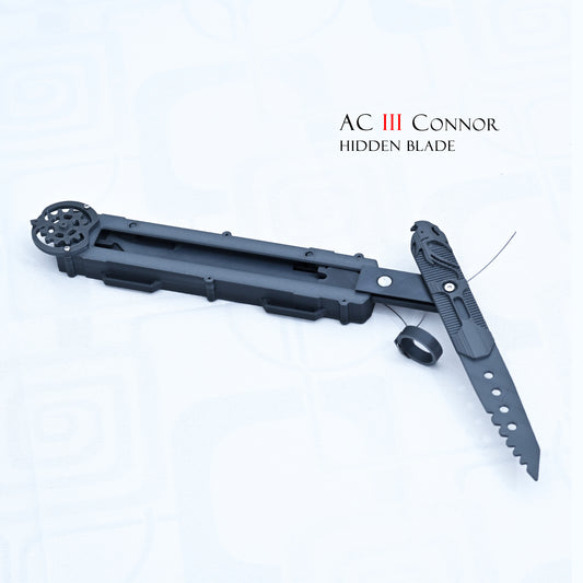Realhiddenblade Connor Hidden Blade - AC III 3D Printed Prop - cosplay prop
