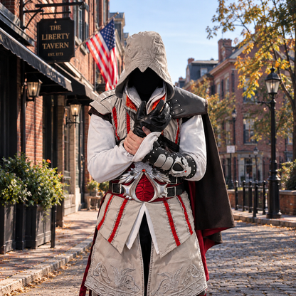 Realhiddenblade Ezio Assassin Cosplay Costume | 17-Piece Custom Set